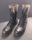 Vtg Genesco 9 1 2 W Combat Boots Black 4 - 77 Tactical Military Post Vietnam Guc