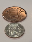 Masters Engraved Bronze Golf Ball Marker -1 3 8 Inch Jumbo Size Zinc alloy Rare