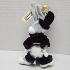 Bugs Bunny Plush Wizard 12  Six Flags Looney Tunes Stuffed Animal Purple Robe