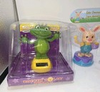 Thanksgiving Easter Frog Solar Powered Dancing Toy Figures Lot
