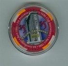 Trump Taj Mahal 5th Anniversary April 1995  5 Casino Chip Atlantic City Nj Nice