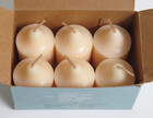Partylite Grapefruit Fresh Box Of 6 Votive Candles V06224 New os Creamy White