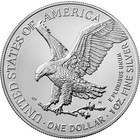 2022 1 Oz  999 Fine Silver American Eagle  1 Coin Bu