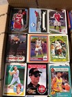 Medium Flat Rate Box - Sports Cards Of Mixed Years Baseball Football Basketball