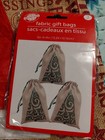 Christmas Clothe Bag Set 3 Packs Of 3  6  4   1 Big Bag 22  15
