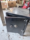 R  L  Barnes Safe   Lock Co  Antique Safe Cabinet With Interior Shelving