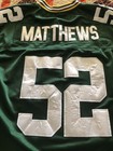 Rare Authentic Reebok On Field Clay Matthews  52 Green Bay Packers Jersey 52