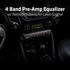 Ecualizador Parametrico Audio Para Automovil De 4 Bandas Con Salida De Subwoofer
