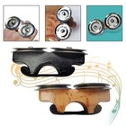 Cajon Hand Drum Finger Jingles Tambourine Wood  Metal  And Nylon Drum Accessory