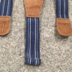 Suspenders Baby Boy One Size Navy Blue Stretch Elastic Leather Preppy Holiday