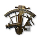 Henry Barrow   Co London Brass Marine Sextant Nautical Instrument No Box