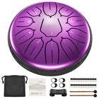 Lekato Steel Tongue Drum 11 Notes D Tune Percussion Zen Meditation Yoga Gift