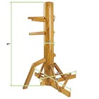 Wing Chun Dummy Wooden Martial Training Target Stand Kung Fu Practice Ip Man Pad