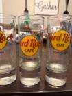 Lot Of 7 Vintage Hard Rock Cafe  save The Planet  City Logo 4    Shot Glasses