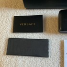 Versace Black Portable Hard Eyeglass sunglasses Case W  Box  Cloth   Booklet
