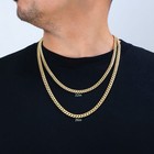 14k Yellow Gold 6 5mm Miami Cuban Italian Link Chain Necklace Mens Women 16 -30 