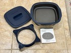 Tupperware Micropro Grill Micro Pro Series Microwave Grilling Base   Lid Cooking