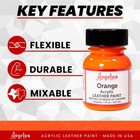 Angelus Acrylic Leather Paint For Shoes  Sneakers  Leather  Canvas  Furniture   