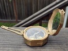 Vintage Compass Natural Sine Nautical Brass Maritime Navigational Vgc
