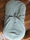 Snuggle Me Organic Cotton Machine Washable Infant Baby Lounger Green And Cover