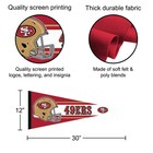 San Francisco 49ers Nfl Helmet Pennant