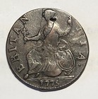 1775 Non-regal Halfpenny    30 