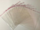 Clear Resealable Self Adhesive Seal Cello Lip Tape Plastic Bags 6-1 2 X 6 Inches