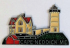 Cape Neddick Nubble Light Lighthouse Stained Glass Sun Catcher York Maine