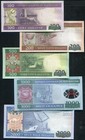 Mauritania  5 Notes Set    100-2000 Oug  2011-15 Unc