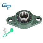 10 Pieces 1ucfl205-16 Pillow Block Flange Bearing 1  Bore 2 Bolt Solid Base Us