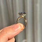 2 00 Ct Asscher Cut Lab Created Engagement Ring For Women