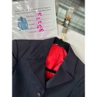 Pytchley Phillips   Piper Navy Wool Equestrian Hunt Coat Wolf Buttons England