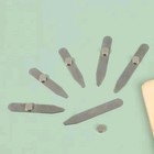 3 Size Metal Collar Stays Set Stainless Steel Shirt Collar Stiffeners Support