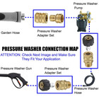 M22 Quick Connect Adapter Female To 3 8 Connect Male Connector Pressure Washer