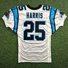 2004 Reebok Nfl Game Used Worn Jersey Carolina Panthers Joey Harris Sz 40 Rookie