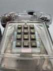 Vintage Cortelco Itt Transparent Retro Corded Desk Push Button Telephone - Rare 