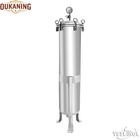  2 Bag Filter Housing 304 Stainless Steel 2  Npt In out 150 Psi Flat Plate Lid