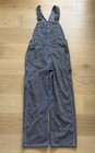 Dickies Striped Overalls Mens 30x32 Blue Stripe Bib Carpenter Railroad Work Wear