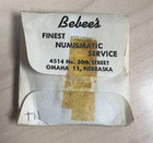 1956 Guernsey 3 Coin Proof Set  3p  4   8 Doubles Vintage Bebee s Envelope