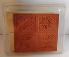 Vintage Retired Stampin Up Rubber Stamp Set - Happiest Of Holidays