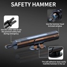 Ronnzsoer 3pcs Safe Hammer 2 In 1 Car Window Breaker Tool  Upgraded Window    