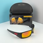 Oakley Gascan Oo9014 Black Frame Red Mirror Prizm Sunglasses New W  Box