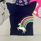 Toddler Girls Graphic Tee 10 Piece Multi-brand Bundle