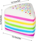 Rainbow Cake Squishies jumbo Slow Rising  Squeeze soft Relief Squishy Stress squ