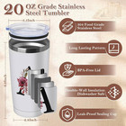 20 Oz Insulated Coffee Cup With Lid - Travel Mug Tumbler Gift For Women Mom Girl
