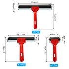 3pcs 2 4  6  8  Rubber Roller Brayer Rolling Tool For Printing Printmaking Black