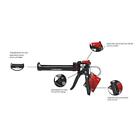 Caulk Caulking Gun Tool Adhesive Silicone Heavy-duty Dripless Adjustable 10 Oz