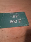 Real Road street highway Iowa St Sign   Double Sided Aluminum  Used