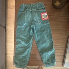 Levi s Boys Green Corduroy Jogger Pants  Elastic Waist Pockets  Cotton poly