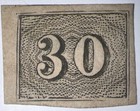 Travelstamps  1850 Brazil Stamps Scott  23  Mint  Og  Nh  30 Denomination Imperf